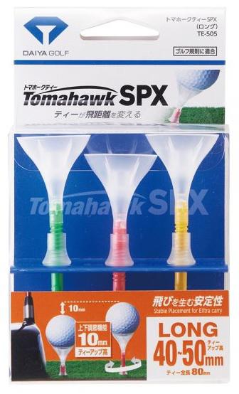 Tee golf nhựa 80mm hình Phễu Tomahawk SPX TE 505 Long Japan | DAIYA - hình thu nhỏ 4