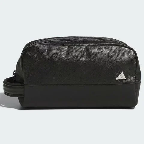 Túi golf cầm tay POUCH DA PU UNISEX KHÓA KÉO KÉP Black JZ4378 | Adidas từ Golf