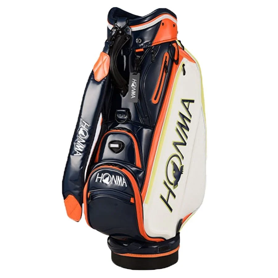 Túi Gậy Golf Cart Bag Pro Tour Model CB12303 WHITE/ORANGE | HONMA
