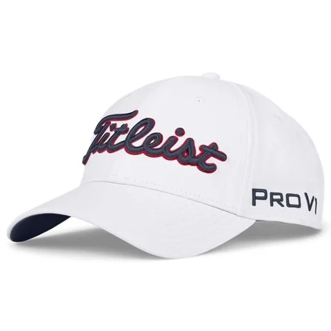 Nón kết golf nam TOUR PERFORMANCE WHT/NVY/RED TH25ATP-146 | Titleist