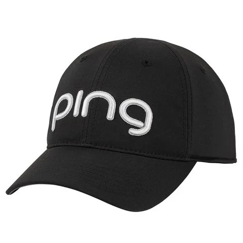 Nón kết golf nữ TOUR LADIES DELTA CAP BLACK/WHITE 35264-195 | PING