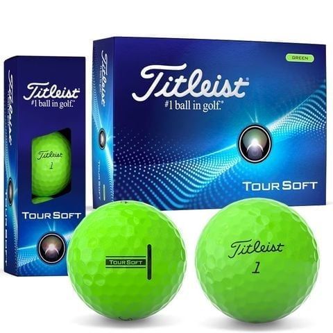 Hộp 12 bóng golf Tour Soft 2024 màu Xanh MEGA SALE | Titleist