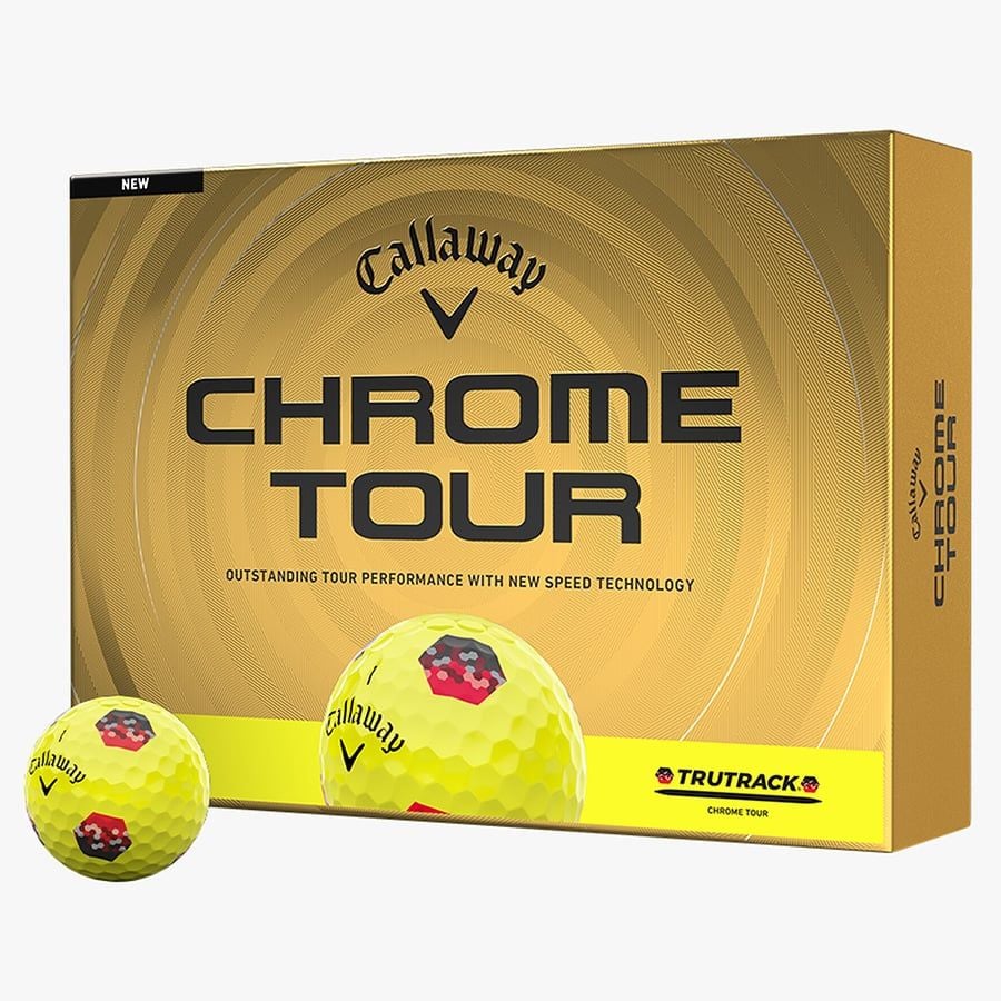 Bóng golf CHROME TOUR YELLOW 24 TruTracK | Callaway