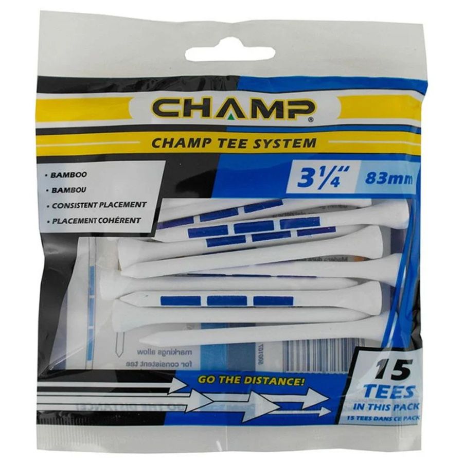 Gói 15 Tee Bamboo 3-1/4" (83mm) 15P Pack (CTS3140215) | CHAMP