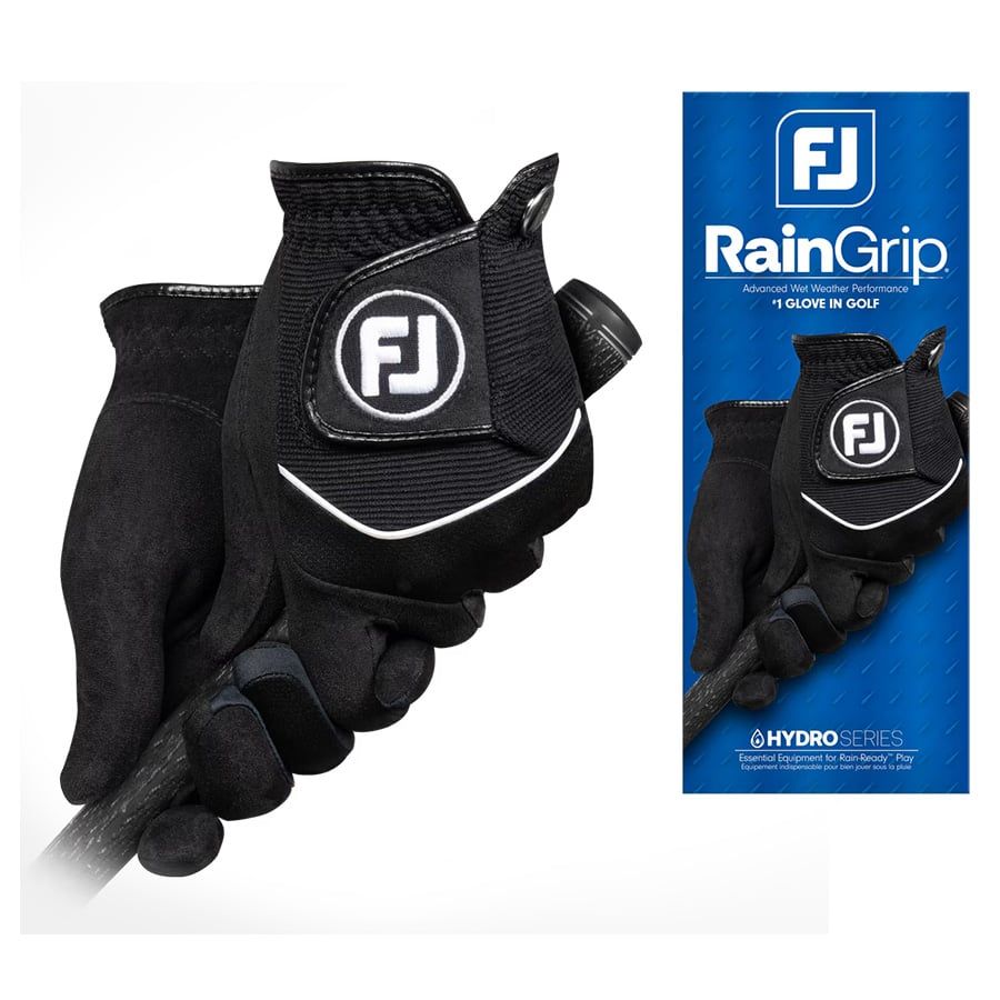 Găng Tay Golf Nam Raingrip Lh Black/Grey | FootJoy
