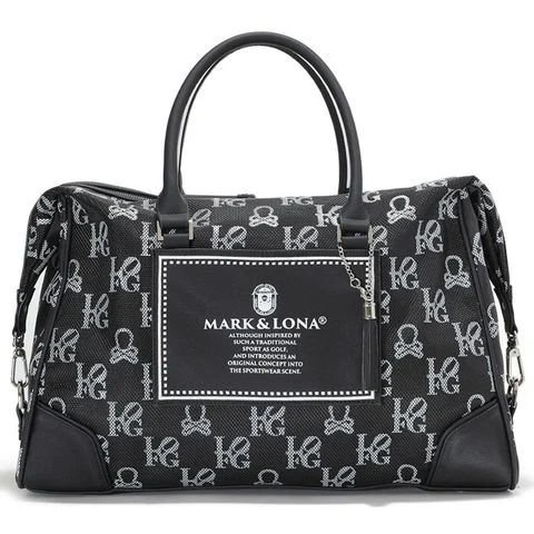 Túi golf xách tay Ever Monogram Mesh Boston Bag MLS-5A-SB31 (Black) | MARK & LONA từ Golf
