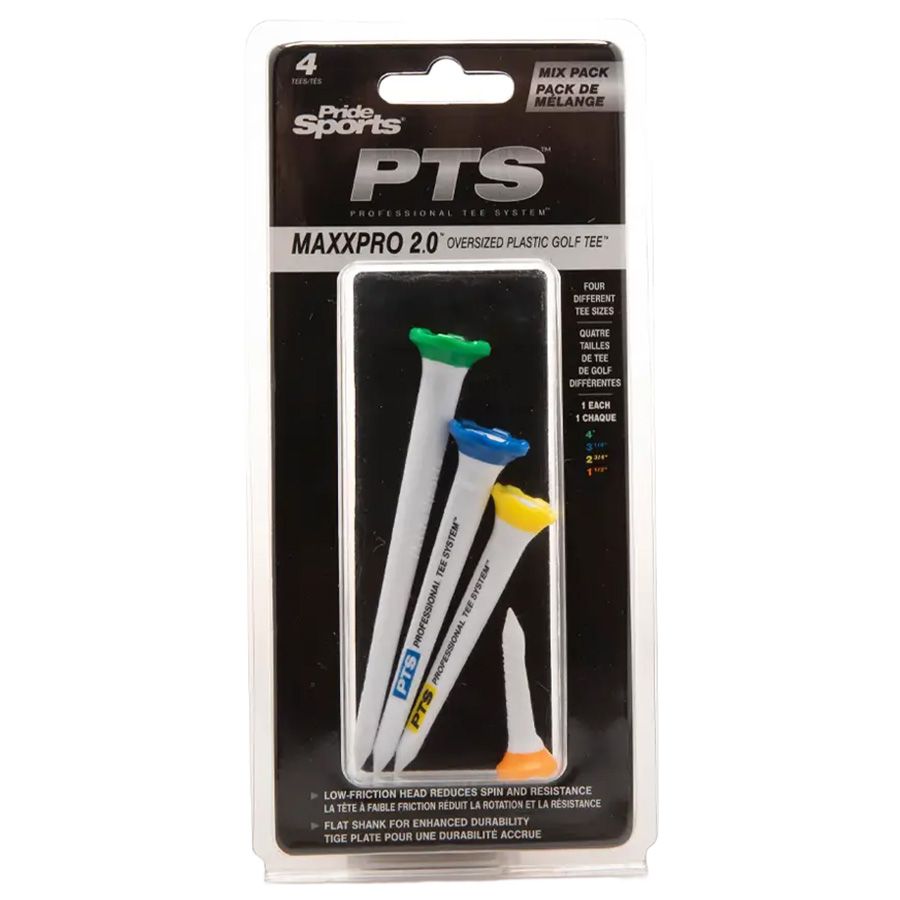 Combo 4 Tee Pride PTS Maxx Pro 2.0 4P Pak XPMIX04 | PRIDE từ Tee golf