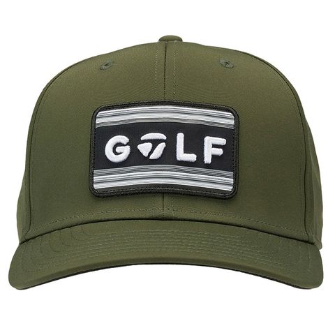 Nón kết golf nam TM24 Ventura Sunset Snapback Hat Olive N2682418 | TaylorMade từ TaylorMade