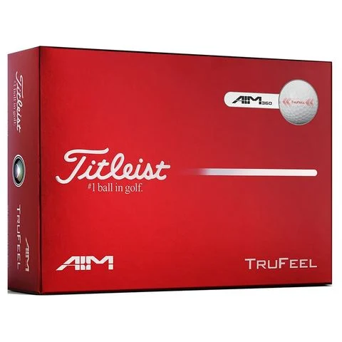 Hộp 12 Bóng golf TruFeel AIM 2 lớp 2026 màu Trắng | Titleist