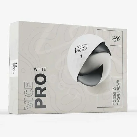 Bóng Golf Vice Pro 3 Lớp Màu WHITE | Vice Golf từ Bóng golf