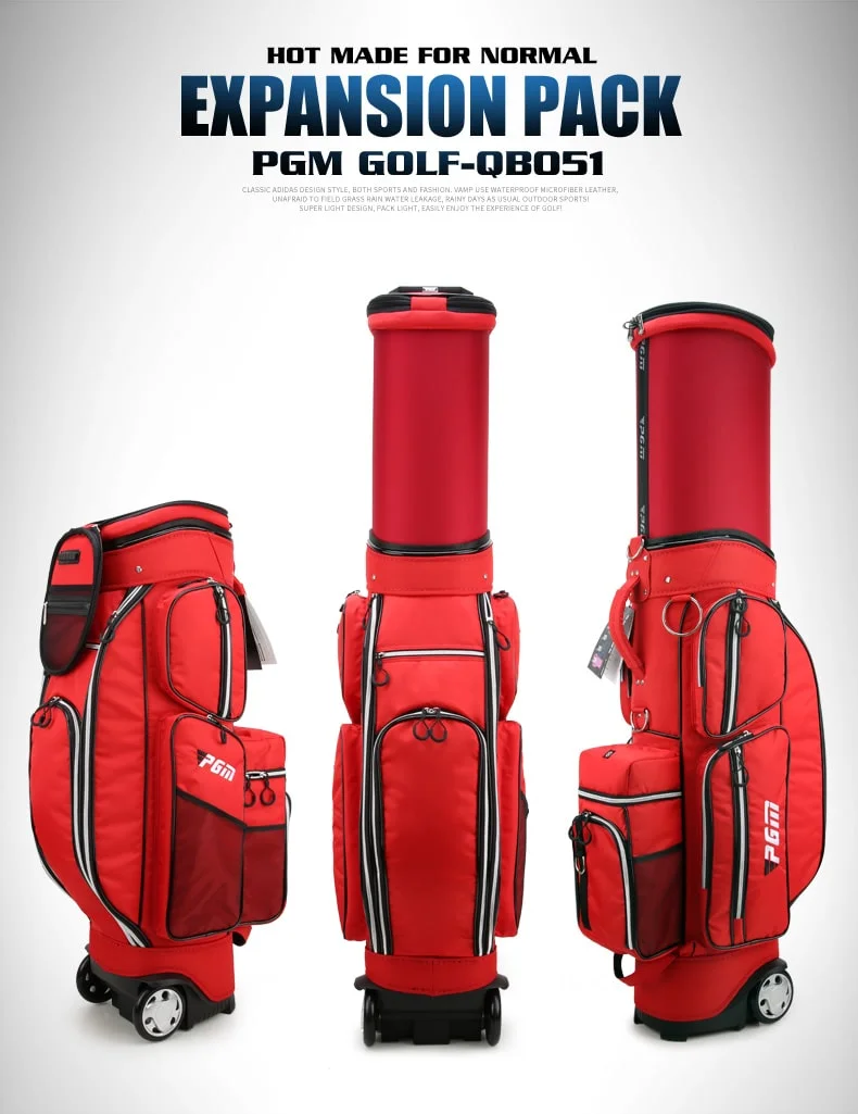 Túi Gậy Golf Nắp Cứng Linh Hoạt, 4 Trong 1 – PGM – Đen/Xanh/Đỏ/Xanh Rêu - hình thu nhỏ 5