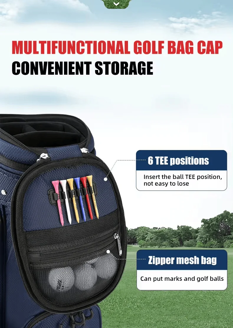 Túi Gậy Golf Fullset PGM – 4 Bánh – QB062 - hình thu nhỏ 5