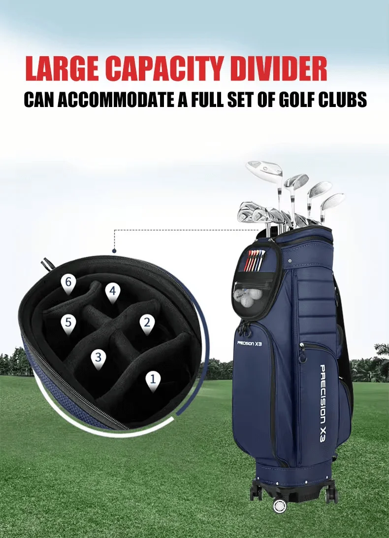 Túi Gậy Golf Fullset PGM – 4 Bánh – QB062 - hình thu nhỏ 3