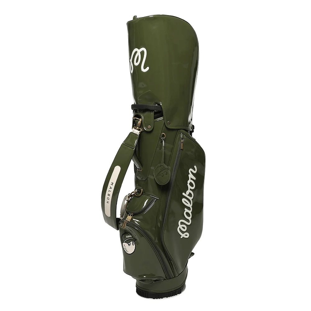 Túi Đựng Gậy Golf Malbon Da Bóng – Xanh/Nâu – TDGG344 từ Túi golf
