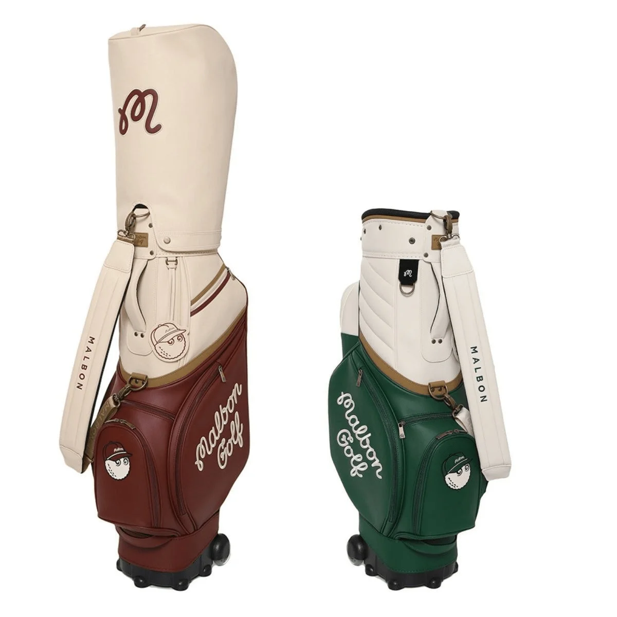 Túi Gậy Golf Malbon có Bánh Xe – Xanh/Đỏ – TDGG33 từ Túi golf