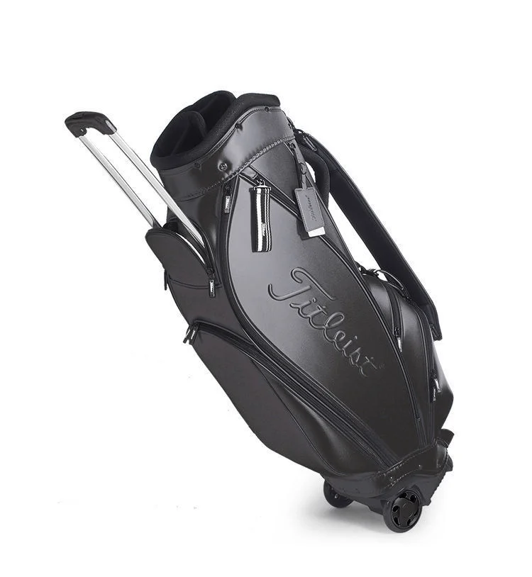 Túi Gậy Golf Có Bánh Xe – Titleist – Trắng/Hồng/Xám/Đen – TDGG35