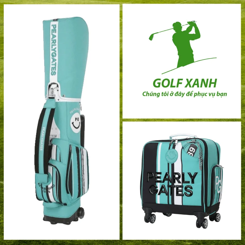 Set Túi Gậy Golf Và Vali Kéo Có Bánh Xe | Pearly Gate từ Túi golf