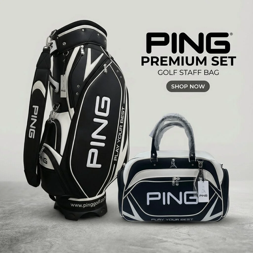 Bộ Túi Gậy Golf Và Túi Đựng Quần Áo Golf Sporty G3 Caddy Bag | Ping