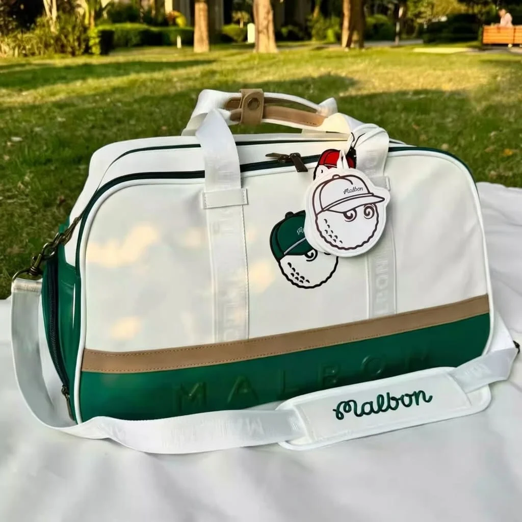 Túi Đựng Quần Áo Golf Da Logo Dập Nổi | Malbon - hình thu nhỏ 4