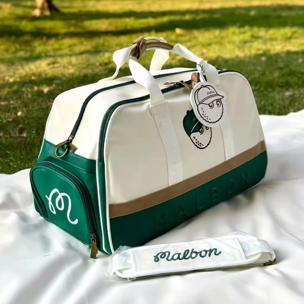 Túi Đựng Quần Áo Golf Da Logo Dập Nổi | Malbon - hình thu nhỏ 6