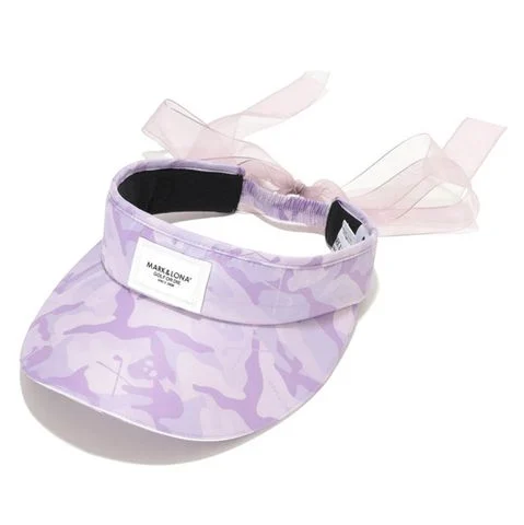 Nón nửa đầu nữ visor Gauge Ribbon MLF-4B-FC18 Lavender | MARK & LONA