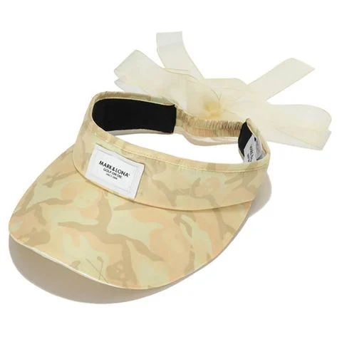 Nón nửa đầu nữ visor Gauge Ribbon MLF-4B-FC18 Yellow | MARK & LONA