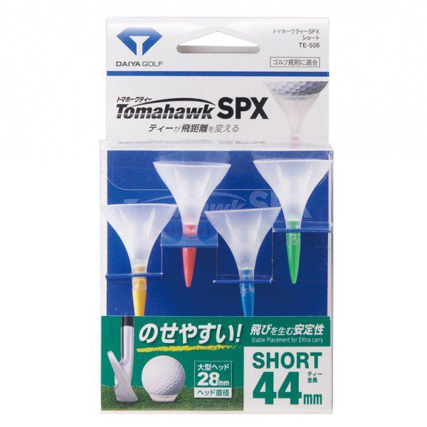 Tee golf nhựa 44MM hình Phễu Tomahawk SPX TE 506 Short Japan | DAIYA