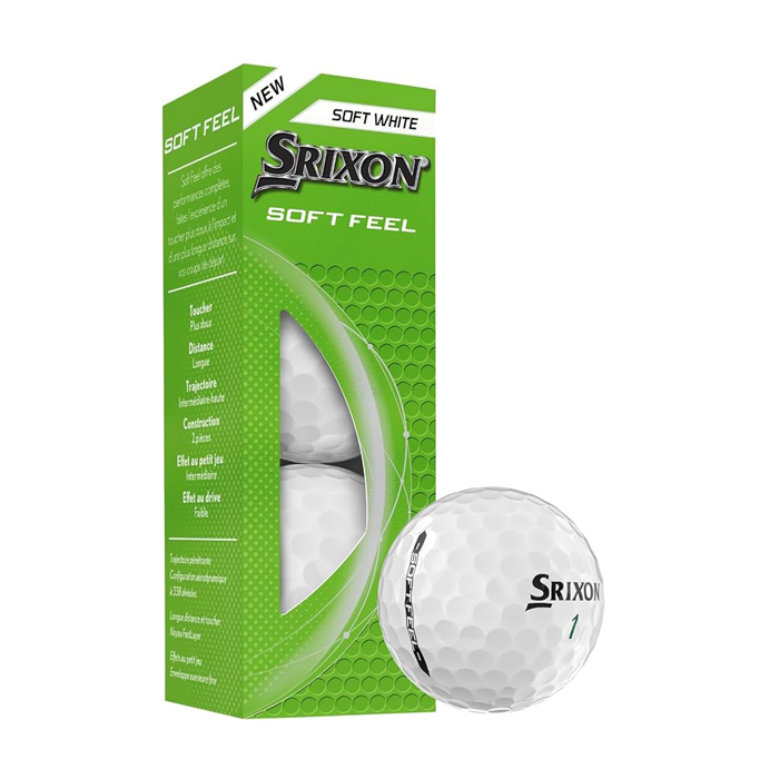 Bóng golf Srixon Soft Feel 14 Balls, Box (White)