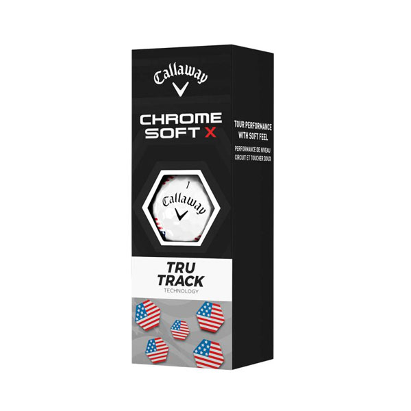 Bóng golf Callaway Chromesoft X USA 23 True Track (LMT) từ Callaway