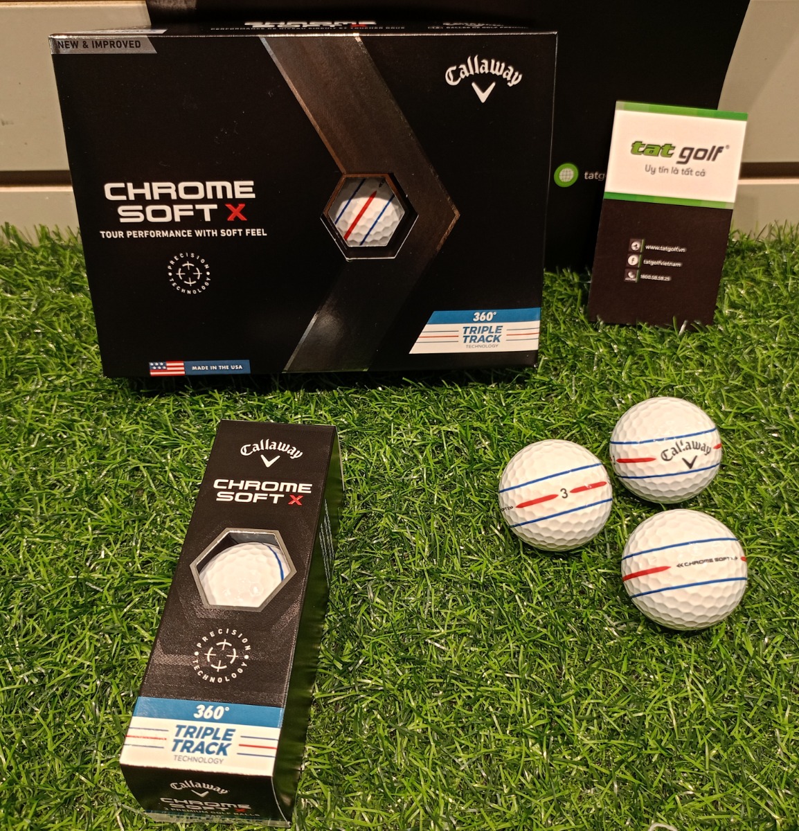 Bóng Callaway Chrome Soft X22 360 Triple Track từ Callaway